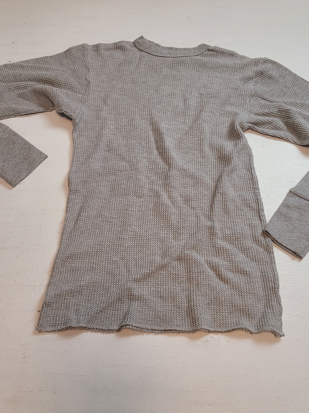 Women's Gray Knit Long-Sleeve Sweater